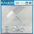 ISO 9001 Auto Open Plastic Straight Umbrella